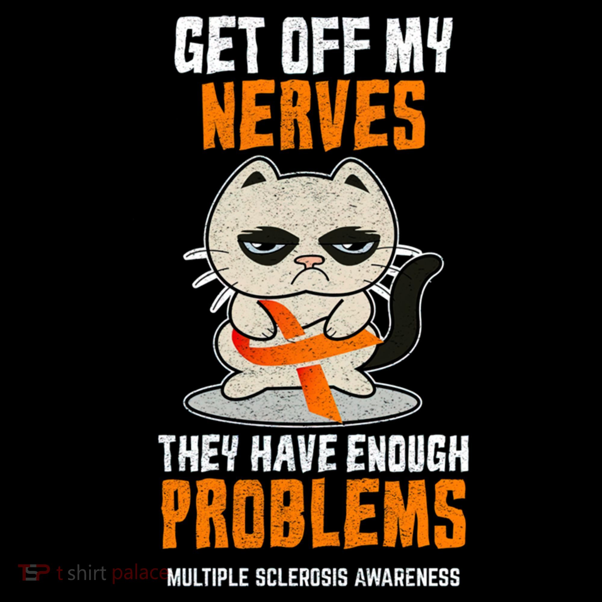 Get Off My Nerves Funny Multiple Sclerosis Awareness Gift Coffee Mug