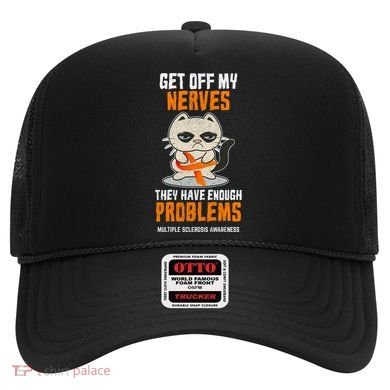 Get Off My Nerves Funny Multiple Sclerosis Awareness Gift Hat