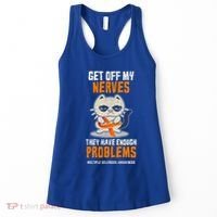 Get Off My Nerves Funny Multiple Sclerosis Awareness Gift Women's Tank Top thumb 0