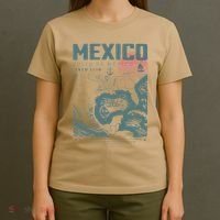 Gulf Of Mexico Vintage Map Nautical Ocean Adventure T-Shirt thumb 4