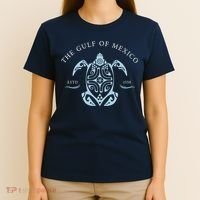 Gulf of Mexico Turtle Anti Trump T-Shirt thumb 4