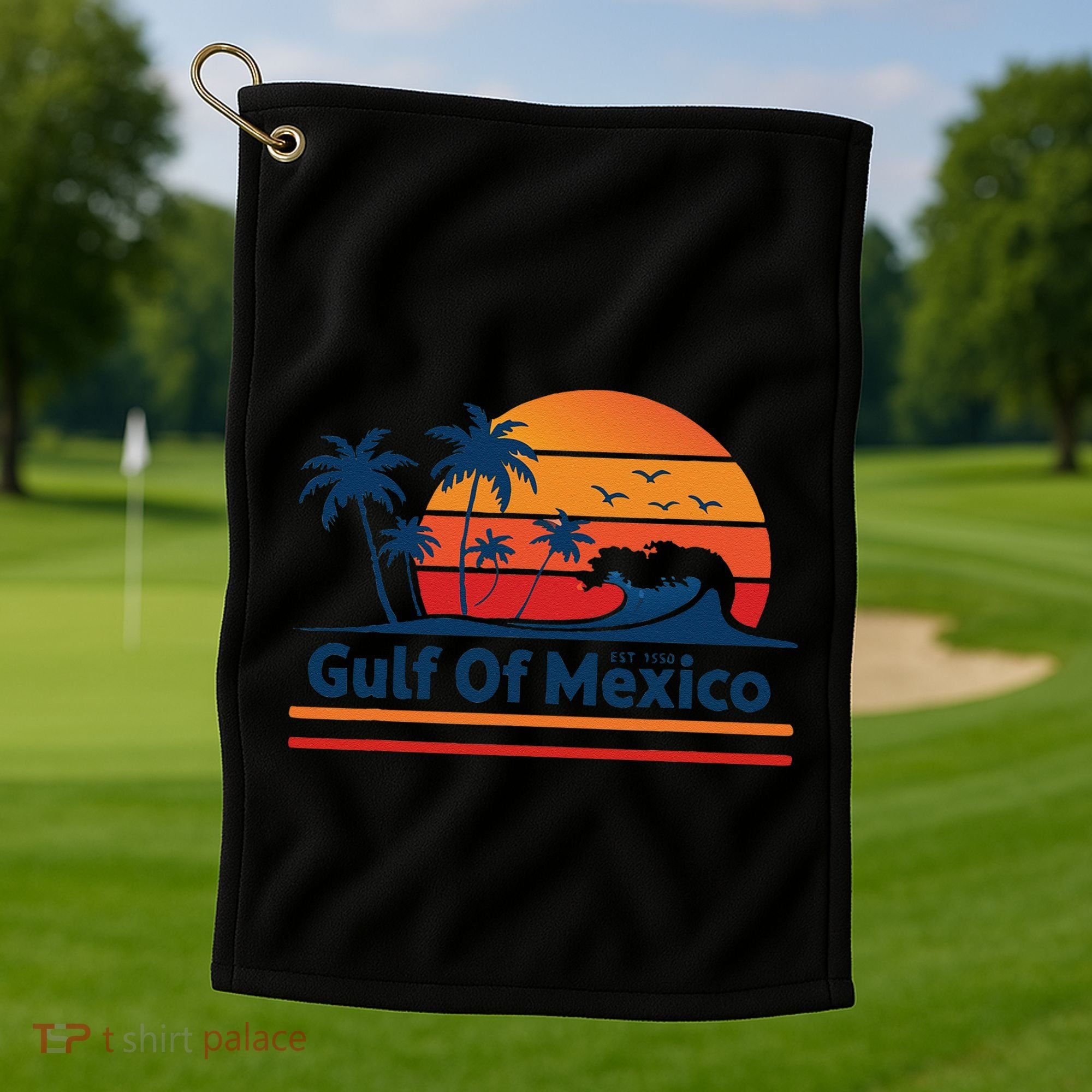 Gulf Of Mexico Golf Towel
