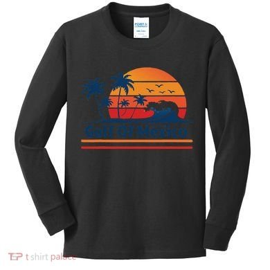 Gulf Of Mexico Kids Long Sleeve Shirt