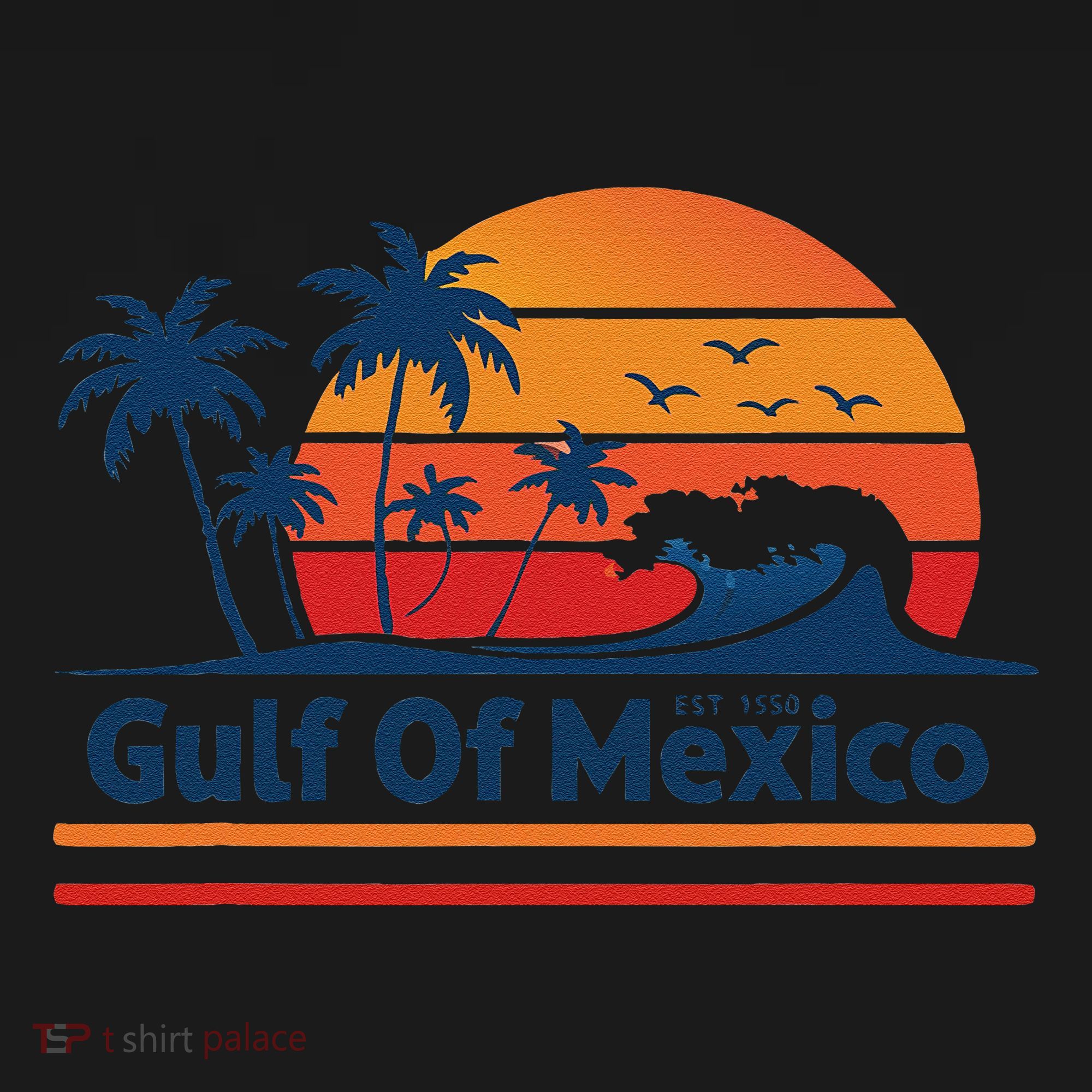 Gulf Of Mexico Kids Long Sleeve Shirt