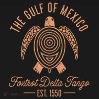 Gulf Of Mexico Foxtrots Deltas Tangos Gulf Of Mexico Turtle Women's Hoodie thumb 2