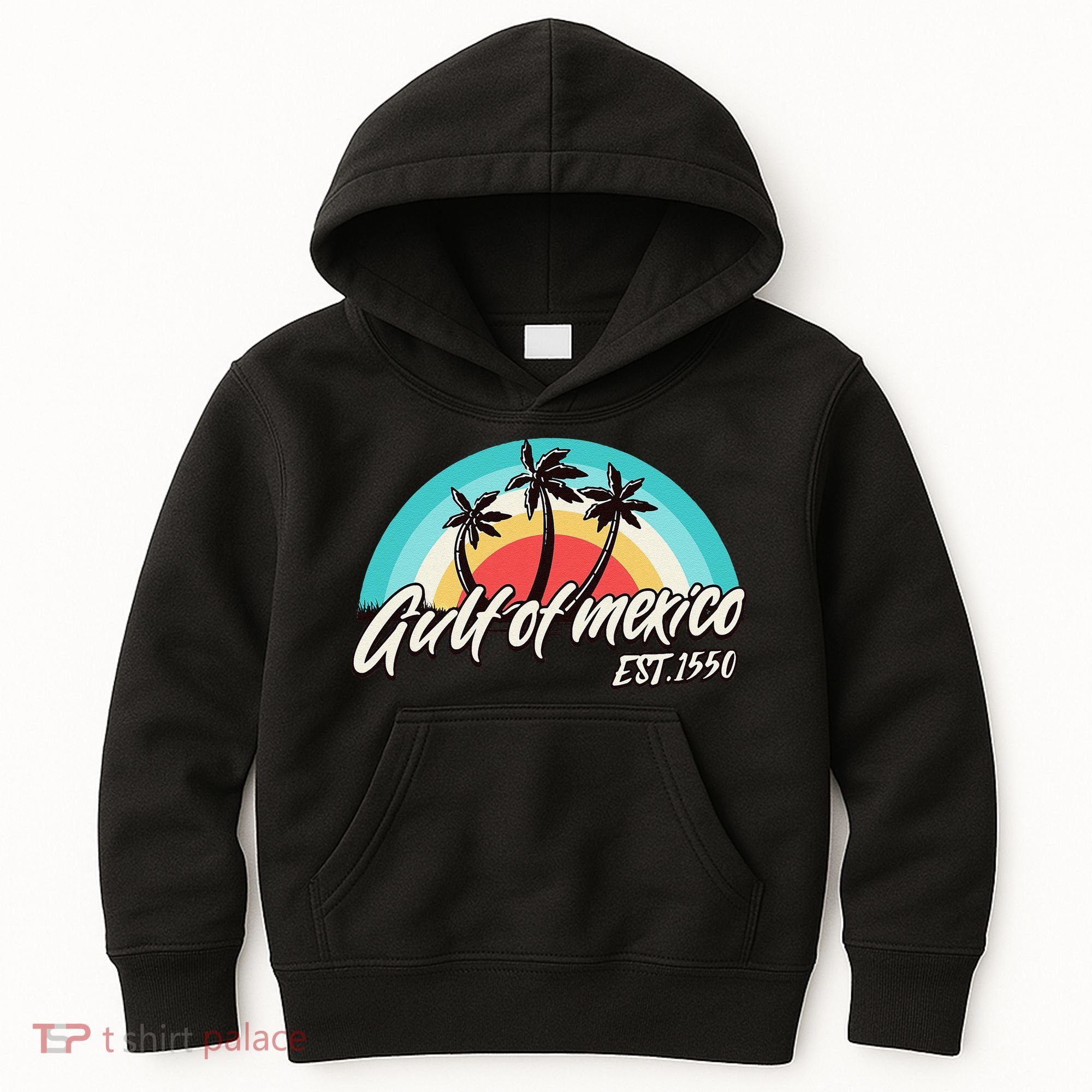 Gulf Of Mexico Est 1550 Kids Hoodie