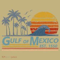 Gulf Of Mexico Retro Sunset Vintage Beach Vacation T-Shirt thumb 7