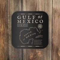 Gulf Of Mexico 1672 Historic Map De MéXico Coaster thumb 0