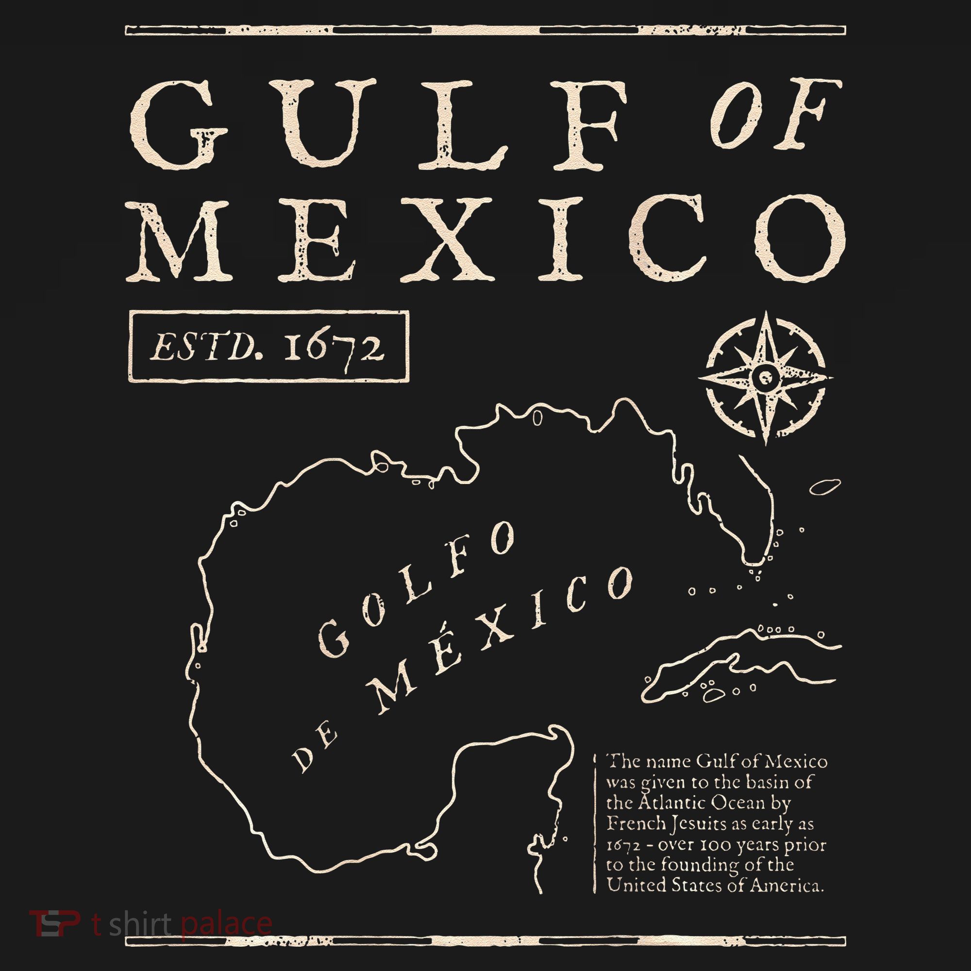 Gulf Of Mexico 1672 Historic Map De MéXico Women's Hoodie