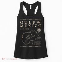 Gulf Of Mexico 1672 Historic Map De MéXico Women's Tank Top thumb 0