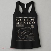 Gulf Of Mexico 1672 Historic Map De MéXico Women's Tank Top thumb 3