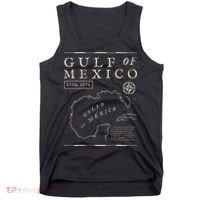 Gulf Of Mexico 1672 Historic Map De MéXico Tank Top thumb 0