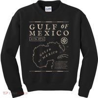 Gulf Of Mexico 1672 Historic Map De MéXico Kids Sweatshirt thumb 0