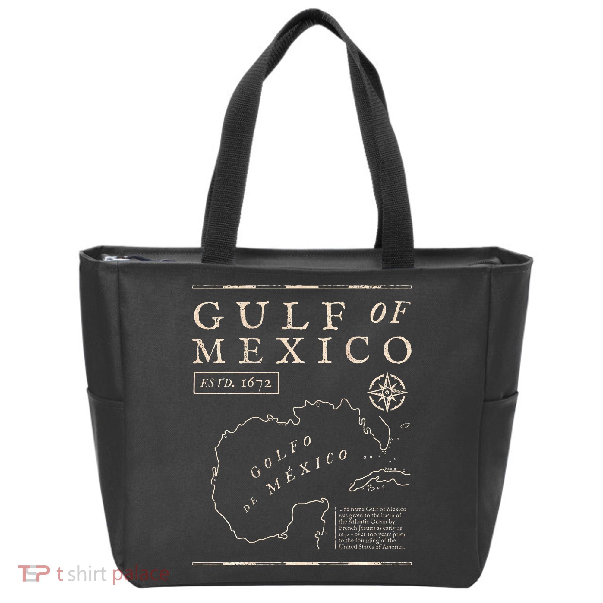 Gulf Of Mexico 1672 Historic Map De MéXico Tote Bag