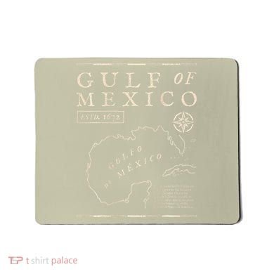 Gulf Of Mexico 1672 Historic Map De MéXico Mousepad