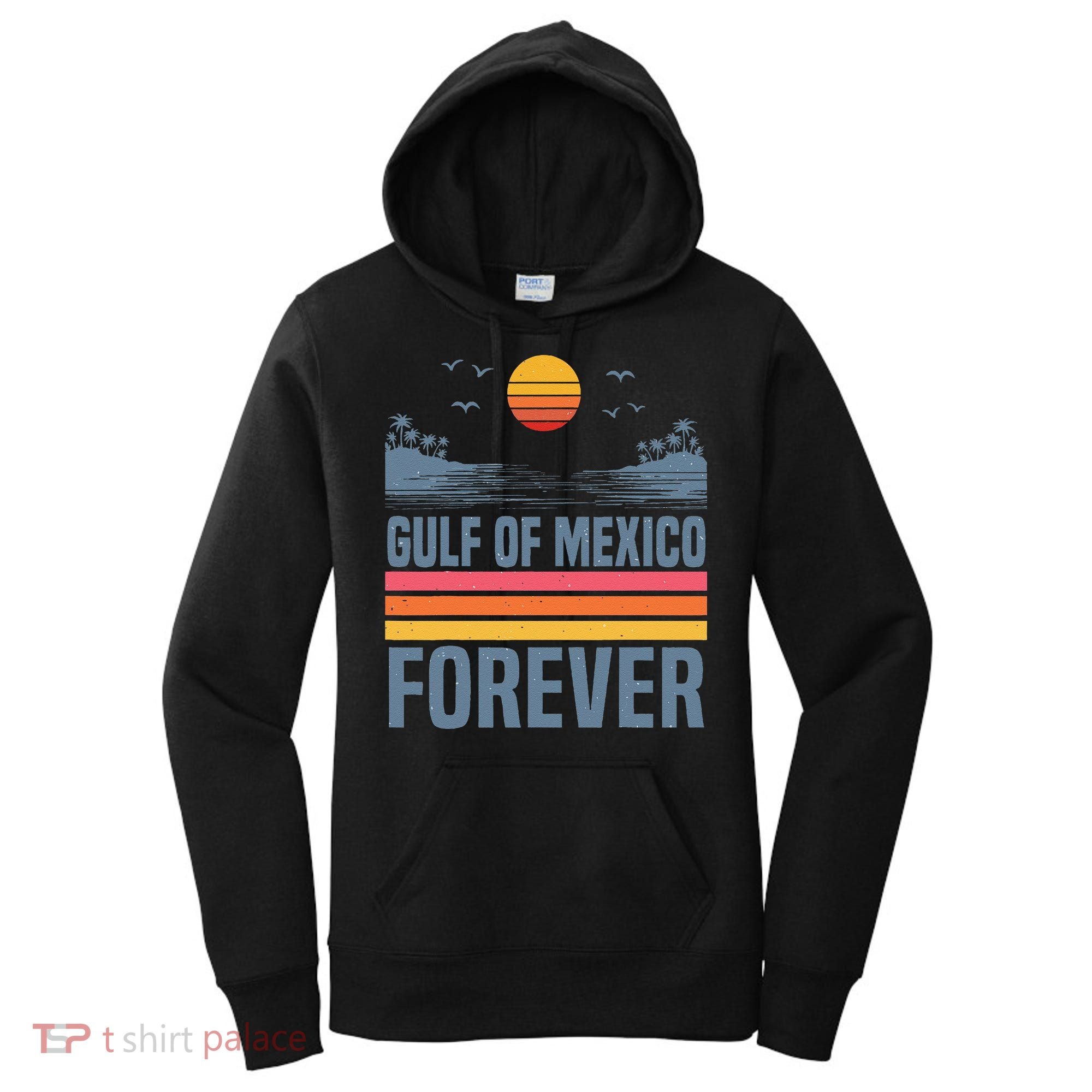 Gulf Of Mexico Since 1672 Retro Beach Gulf Of Mexico Forever Women's Hoodie