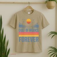 Gulf Of Mexico Since 1672 Retro Beach Gulf Of Mexico Forever T-Shirt thumb 2