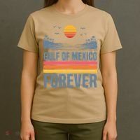 Gulf Of Mexico Since 1672 Retro Beach Gulf Of Mexico Forever T-Shirt thumb 4