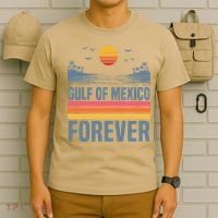 Gulf Of Mexico Since 1672 Retro Beach Gulf Of Mexico Forever T-Shirt thumb 6