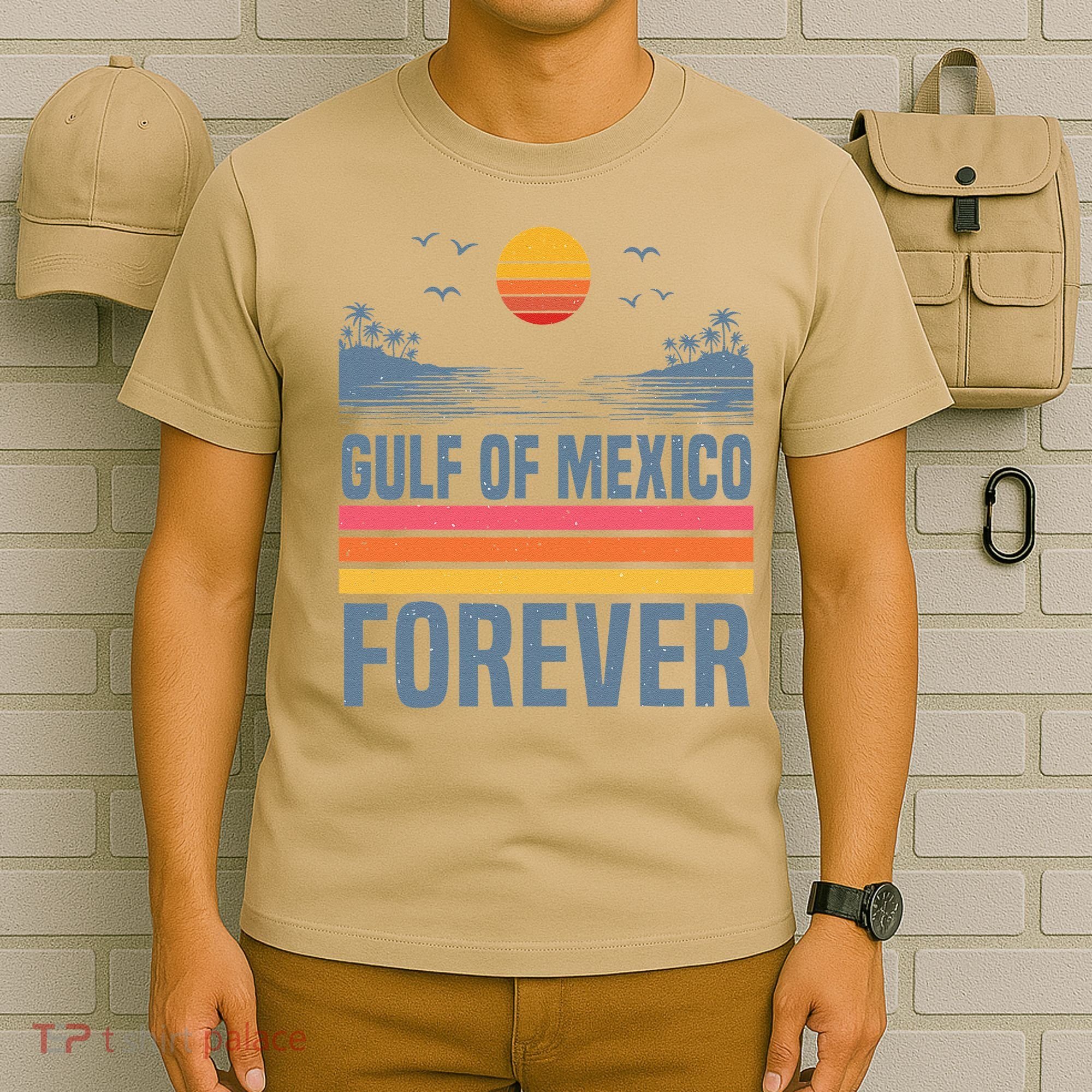 Gulf Of Mexico Since 1672 Retro Beach Gulf Of Mexico Forever T-Shirt