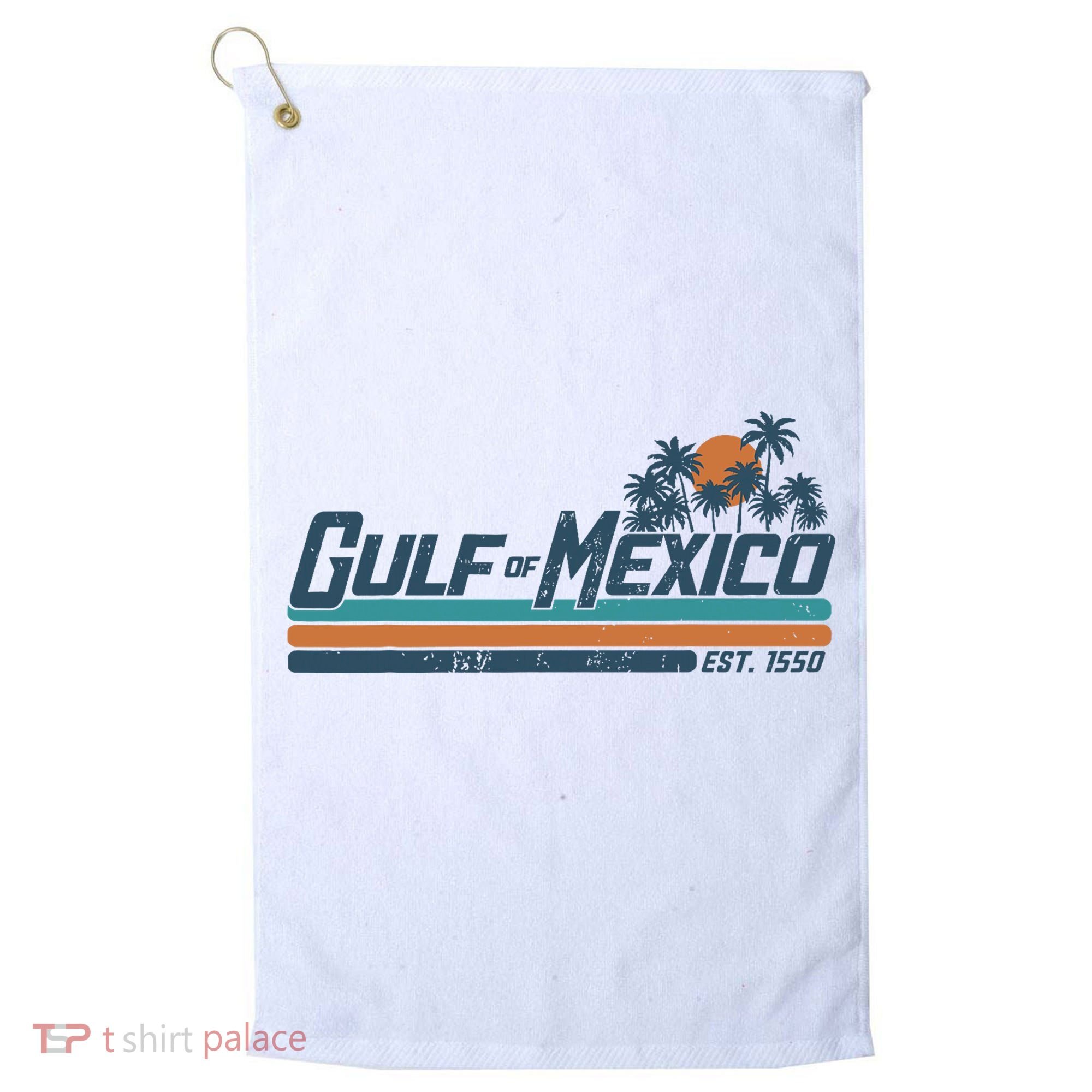 Gulf Of Mexico Est 1550 Golf Towel