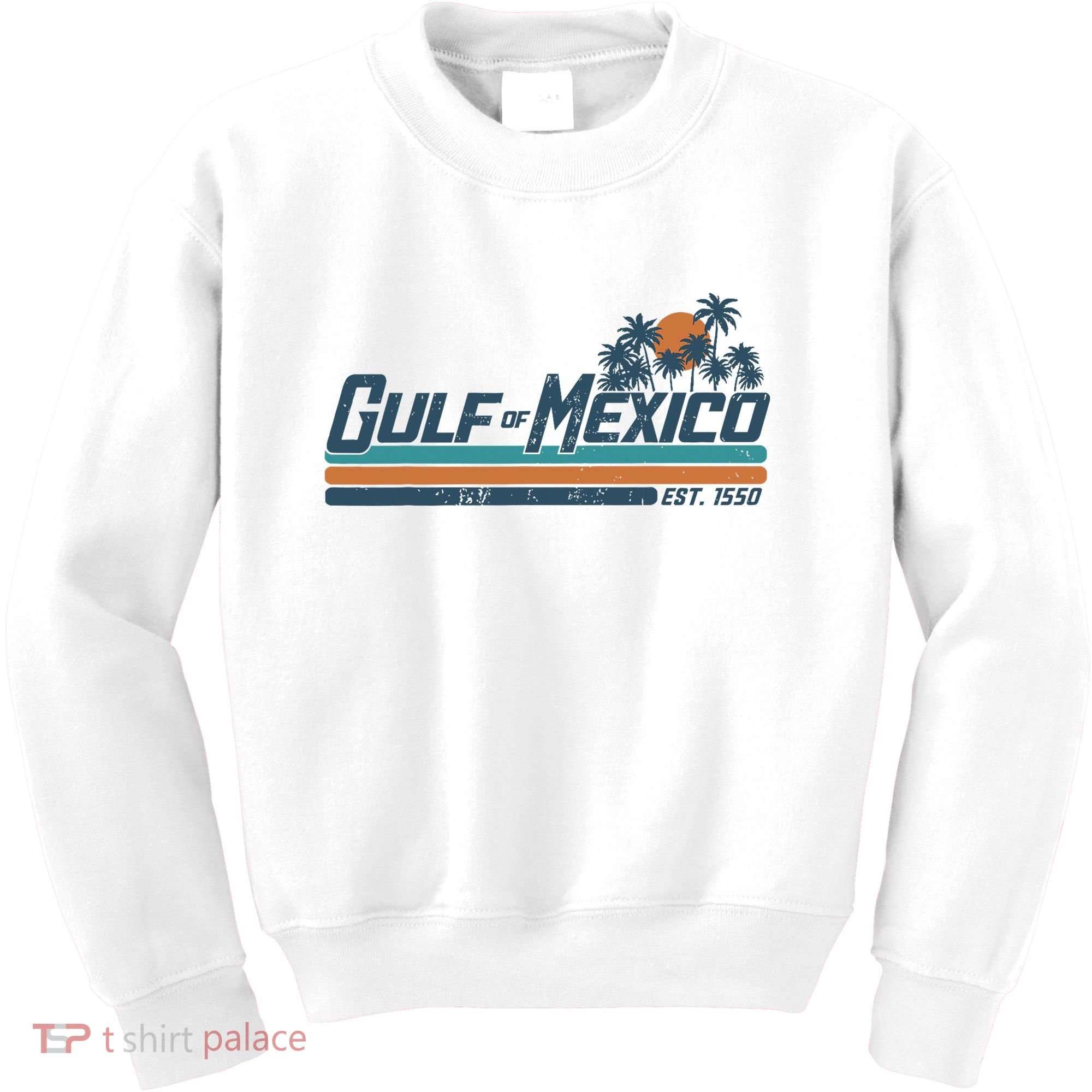Gulf Of Mexico Est 1550 Kids Sweatshirt