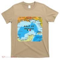 Gulf Of Mexico Map Flag Always Retro Vintage T-Shirt thumb 0
