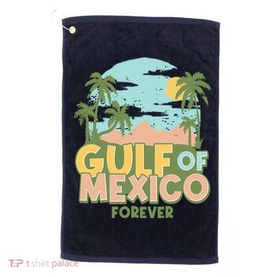 Gulf Of Mexico Forever Golf Towel