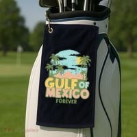 Gulf Of Mexico Forever Golf Towel thumb 2