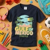 Gulf Of Mexico Forever Kids T-Shirt thumb 3