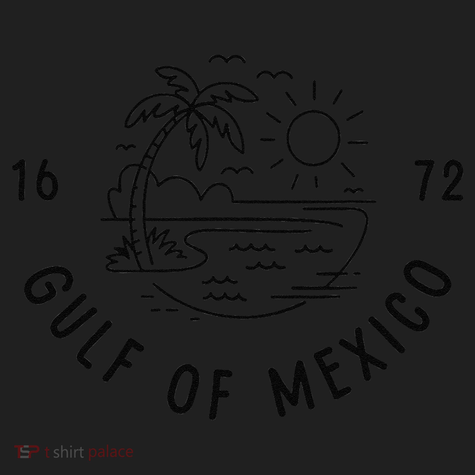 Gulf Of Mexico Est 1672 American Historical Geography Beanie