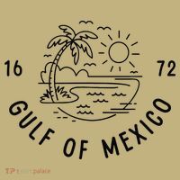 Gulf Of Mexico Est 1672 American Historical Geography Hoodie thumb 2
