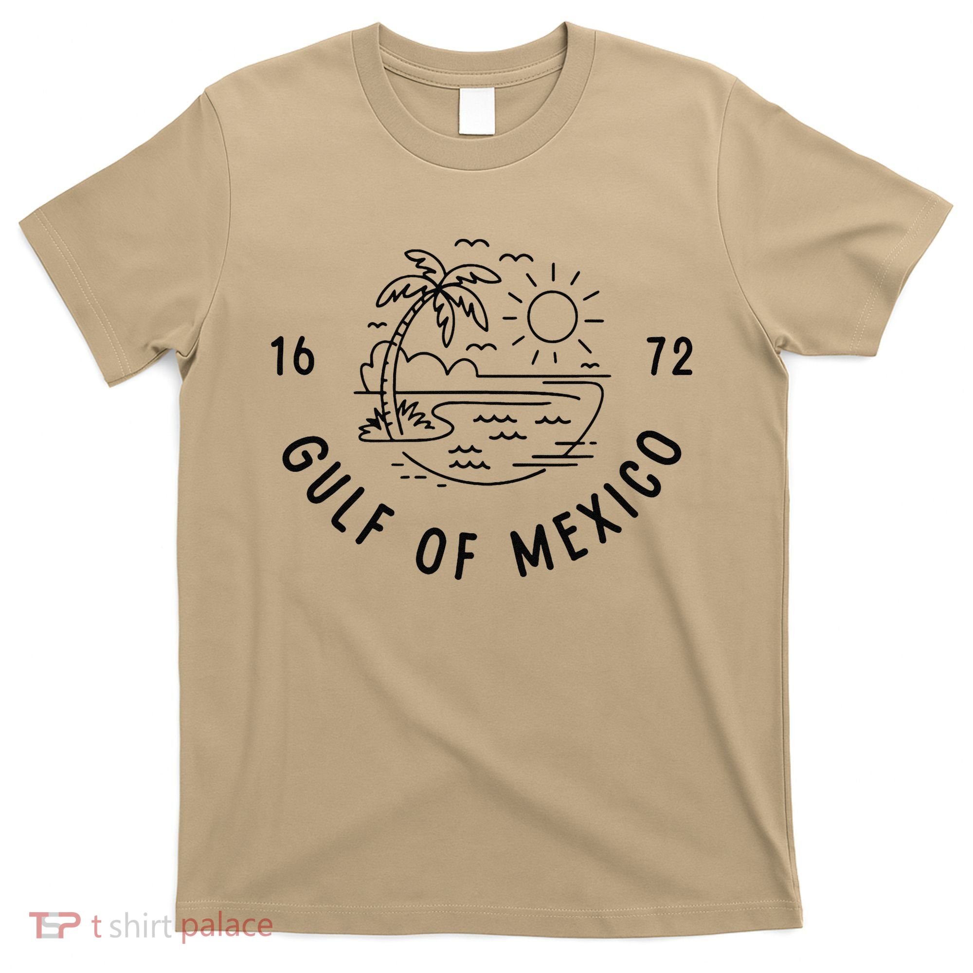 Gulf Of Mexico Est 1672 American Historical Geography T-Shirt