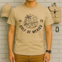 Gulf Of Mexico Est 1672 American Historical Geography T-Shirt thumb 6