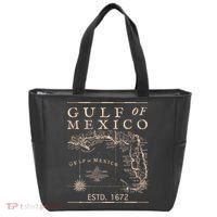 Gulf Of Mexico Since 1672 Historic Map Retro Gulf Beach Tote Bag thumb 0