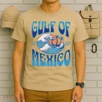 Gulf Of Mexico Est 1550 Retro Vintage Beach T-Shirt thumb 6