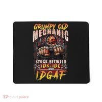 Grumpy Old Mechanic Stuck Between IDK IDC And Idgaf Mousepad thumb 0