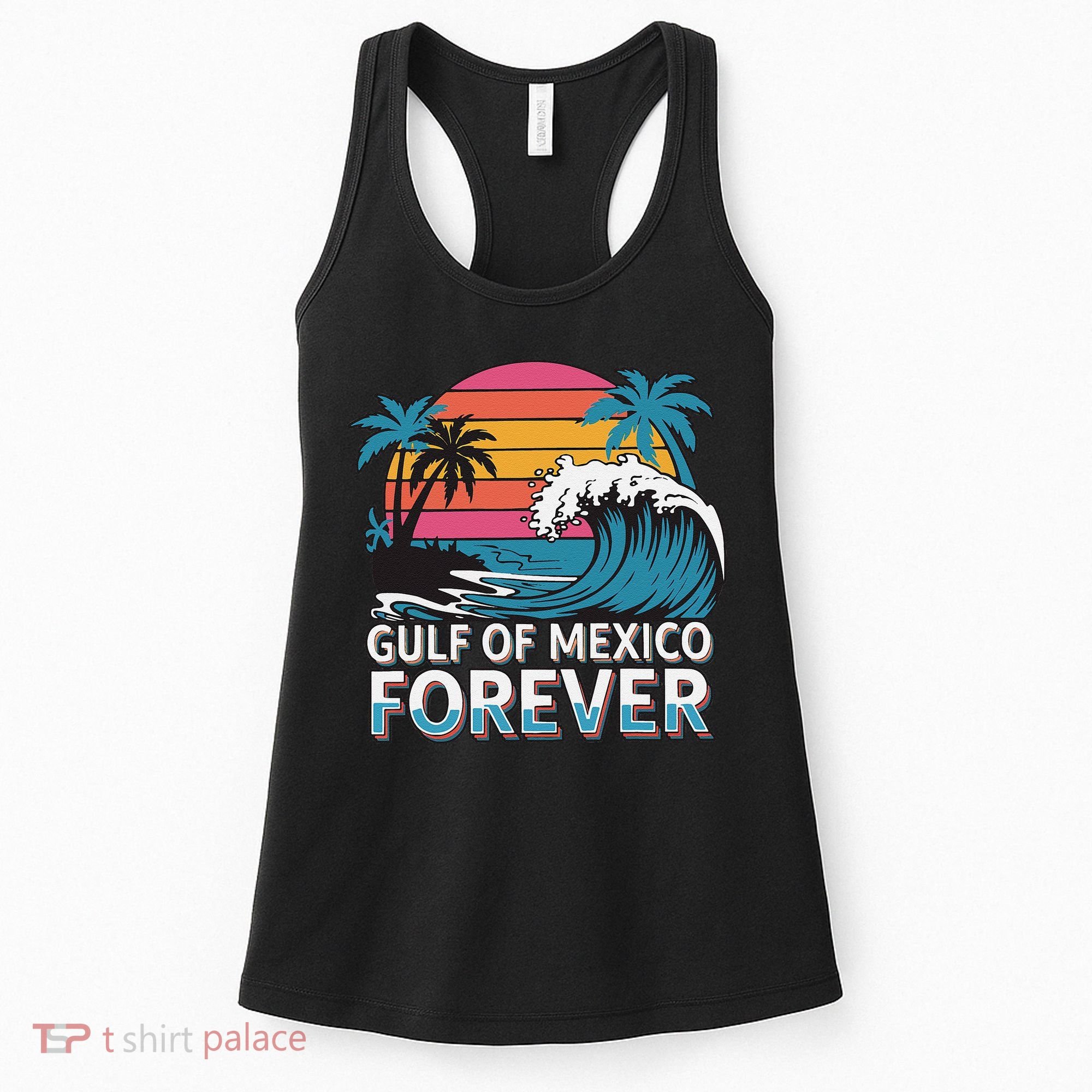 Gulf Of Mexico Oceanic Basin Tourist Spot Travel Women's Tank Top