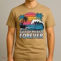 Gulf Of Mexico Oceanic Basin Tourist Spot Travel T-Shirt thumb 3