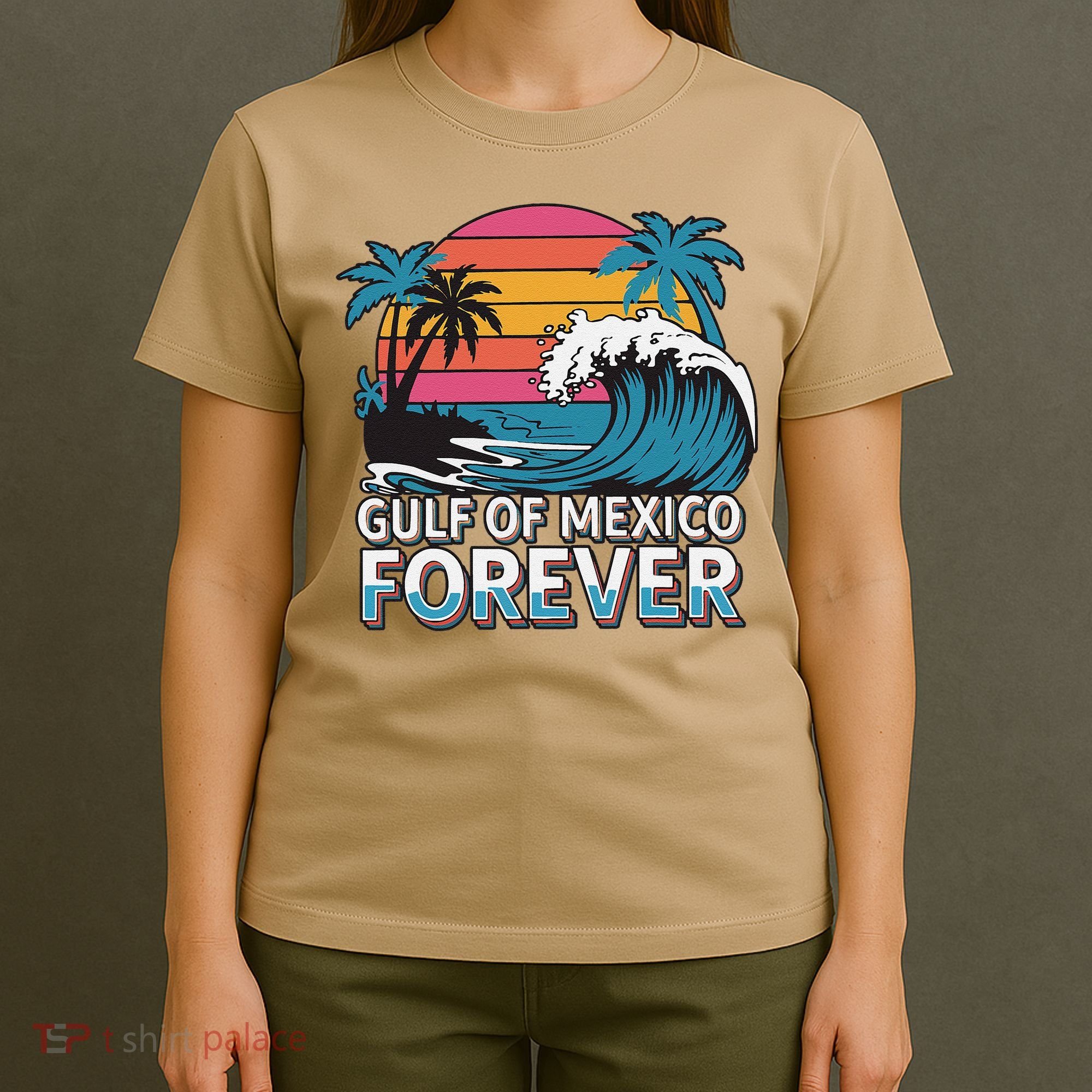 Gulf Of Mexico Oceanic Basin Tourist Spot Travel T-Shirt