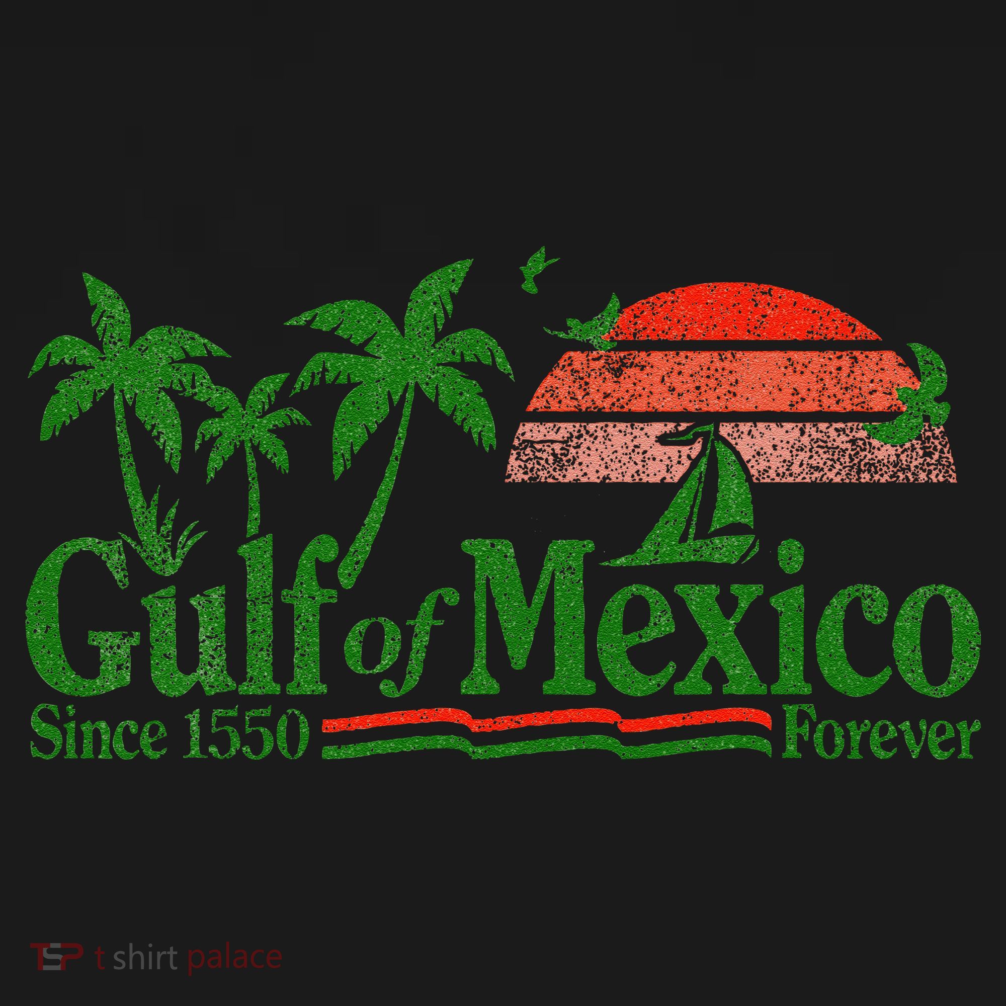 Gulf Of Mexico Since 1550 Apron