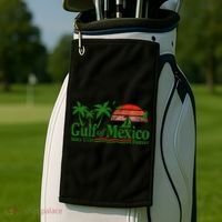 Gulf Of Mexico Since 1550 Golf Towel thumb 2