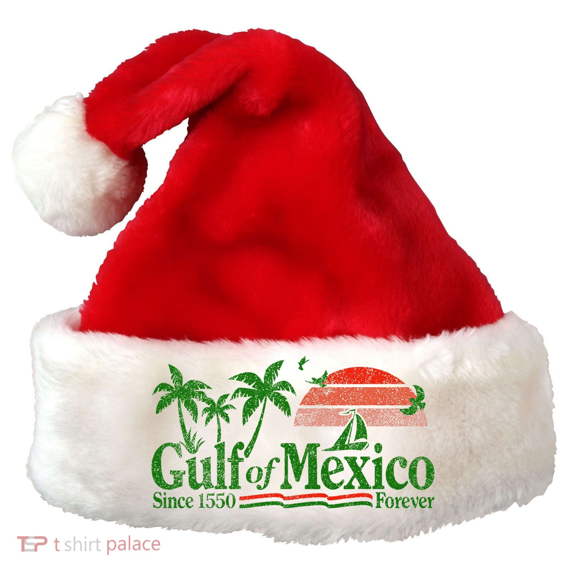 Gulf Of Mexico Since 1550 Santa Hat