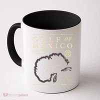 Gulf Of Mexico 1672 Historic Map Coffee Mug thumb 0