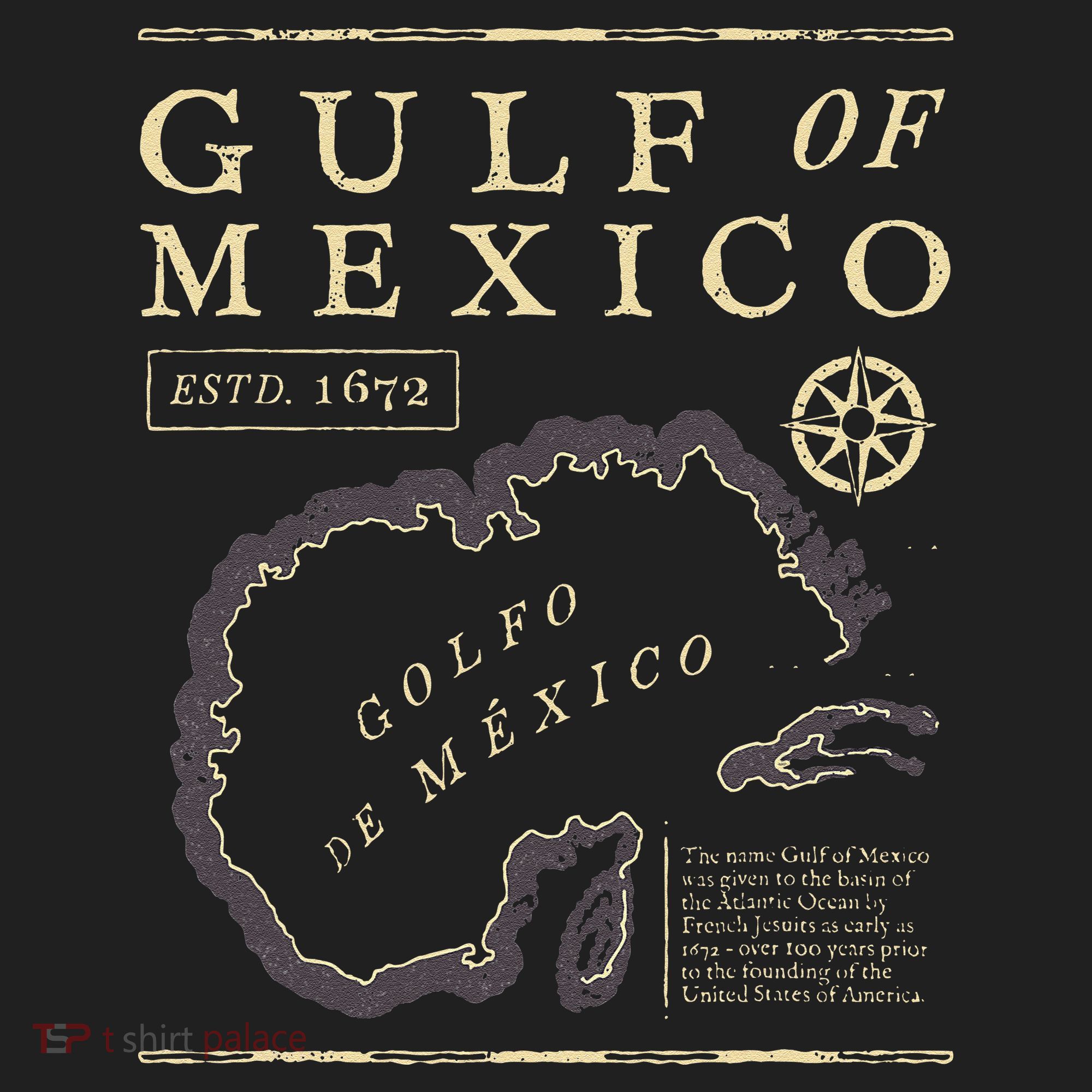 Gulf Of Mexico 1672 Historic Map Beanie