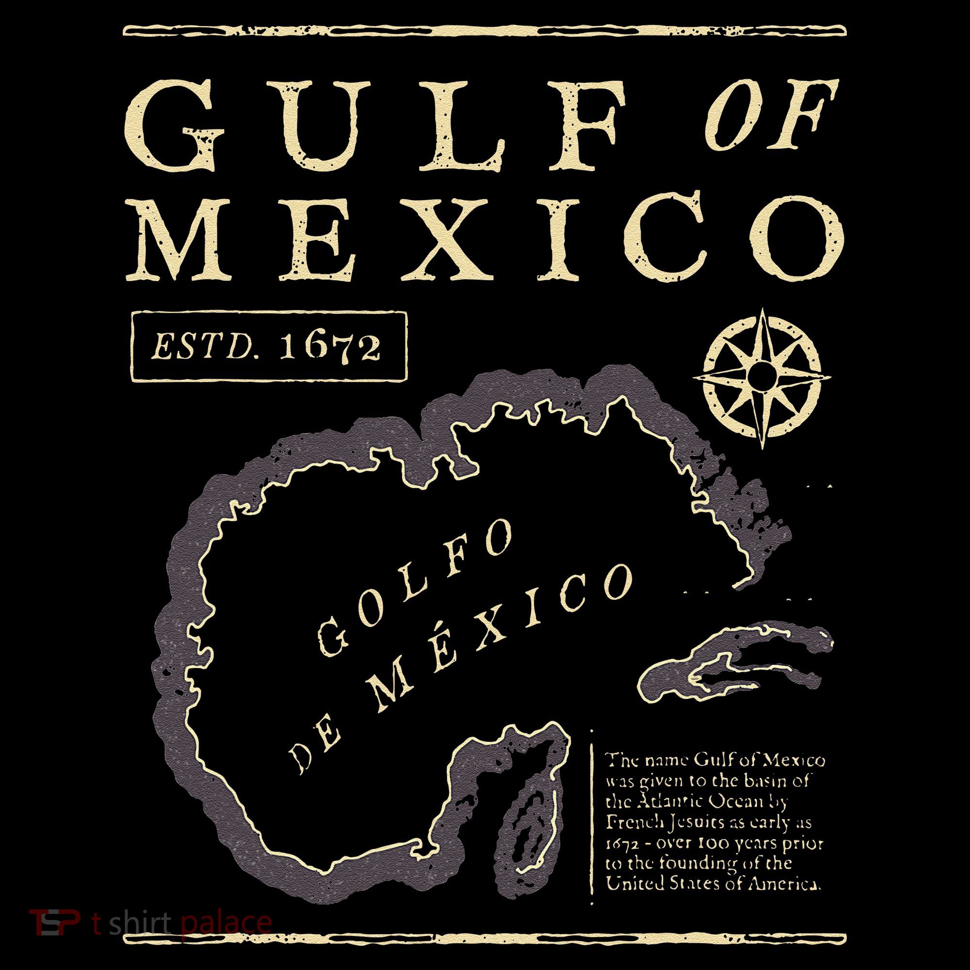 Gulf Of Mexico 1672 Historic Map Women's Hoodie