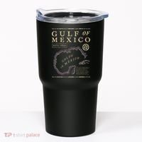 Gulf Of Mexico 1672 Historic Map Tumbler thumb 0