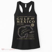 Gulf Of Mexico 1672 Historic Map Women's Tank Top thumb 0