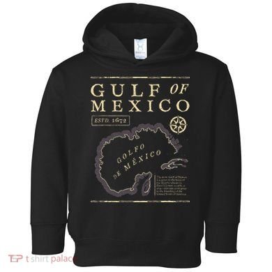 Gulf Of Mexico 1672 Historic Map Toddler Hoodie