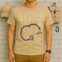 Gulf Of Mexico 1672 Historic Map T-Shirt thumb 6